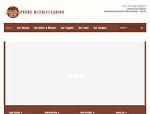 Tablet Screenshot of peerymatriculationschool.com